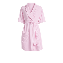 Load image into Gallery viewer, Women's Short Scallop Lightweight Robe