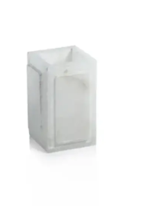 Côte d'Azur Alabaster Brush and Comb Holder
