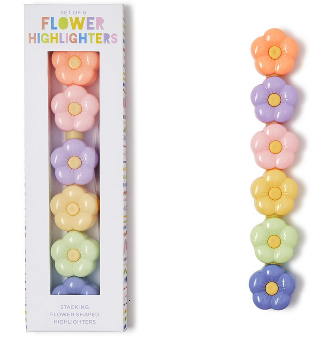 6 Stackable Flower Highlighters