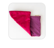 East Meets West Velvet Tile Bag - plum/magenta