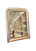 Load image into Gallery viewer, Antique Silver Louis Philippe Mirror circa 1870