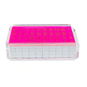 "El Mahjong" Luxe Mahjong Set Pink